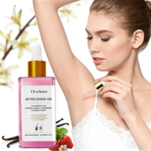 Strawberry After Shave Oil | Post Hair Removal Care Oil, Gentle Formula, Soothes Irritated Skin, Deeply Moisturizes & Nourishes, Leaves Skin Smooth & Soft - Gel - View 7