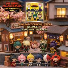 Crunchyroll 我的英雄学院官方授权盲袋钥匙扣（1 件）- 3D 泡沫人物盲盒神秘盒人物袋夹和吊饰拉链拉钥匙圈背包配件收藏玩具情人节礼物 - Izuku Midoriya  Ochaco Uraraka Tsuyu Asui Mineta Momo Yaoyarozu Mina Ashido Mashirao Ojiro Tenya Iida Shoto Todoroki Eijiro Kirishima - 彩色 - 查看 8