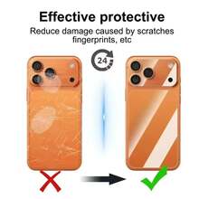 2片/套 全覆盖高清后盖膜，兼容 17 Pro Max/17 Pro，全屏保护膜，48小时自修复，防刮花，水凝胶膜，侧边+后盖屏幕保护膜，屏幕保护必备品，适用于日常、办公、家庭使用，防水防震防摔防刮花。 - 無色 - 查看 4