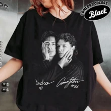 Hollanov Shirt, Hudson Williams Connor Storrie Colors Shirt, Heated Rivalry Inspired Shirt, Ilya Rozanov Shane Hollander Shirt - 黑色 - 查看 1