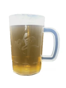 2pcs/4pcs/6pcs Plastic Beer Mugs, Large Capacity With Handle, Thick And Shockproof, Suitable For Barbecue And Cold Water - Multicolor - View 2