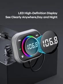 REMAX Mini Bluetooth Receiver With HD Mic; Plug & Play For Car/Home/Office; With FM/AUX/ Function, Multifunctional Wireless Adapter For Car&TV&PC&Speaker&Headsets;Compact & Portable; No Setup Needed; Hands-Free Call;Car Stuff; Practical Car Accessories - C81 - View 10