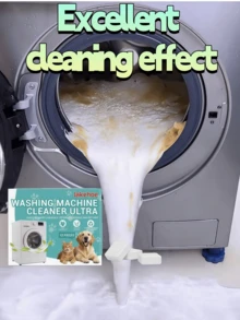 Washing Machine Cleaning Tablets, Gentle Stain Removal And Descaling For Home Front Load Washers. Essential For Cleaning Pet Clothes. Designed For Quickly Dissolving Stubborn Dirt Inside The Washing Machine. - Multicolor - View 7