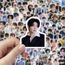 100张ALD1贴纸，Alpha Drive One Kpop粉丝周边商品，适用于笔记本电脑、手机、行李箱、杯子、笔记本等装饰用途，是送给朋友的绝佳小礼物。 - 彩色 - 查看 3