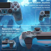 Game Controller Compatible With PS-5, PC, Switch, And TV | Dual 3D Joysticks, Vibration, And Rapid-Fire Functions | Ergonomic Design For Lightning-Fast Operation | The Perfect Gift For Gamers This Christmas, Birthday, Or New Year - Camouflage Red - View 2