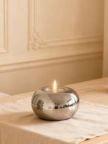 现代树脂球形烛台装饰茶蜡烛台，家居美学，北欧简约桌面摆件，适用于客厅、卧室、浴室和办公室，时尚乔迁礼物，营造温馨氛围，多功能装饰，适合节日派对和日常休闲。 - 彩色 - 查看 8