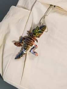 1pc 3D Printed Tyrannosaurus Rex Keychain Pendant - Dinosaur Skeleton - Unique Keychain/Movable Jaw/Brontosaurus Skeleton Pendant/Movable Joints/Backpack Pendant/Christmas Pendant Gift, Perfect Gift For Family And Friends - Multicolor - View 13