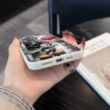 Disney What Mickey Mouse Patterned Phone Case With A Heart Balloon Design What Compatible With IPhone 17 16 15 14 13 12 11 Pro Models With Shockproof Protection It's An Ideal Gift For Family Friends Birthdays Spring Festival Holidays Boyfriends Girlfriends And Valentine's Day - White - View 10