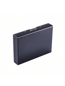 1pc RFID Blocking Stainless Steel Credit Card Holder - Portable Hard Shell Wallet, Suitable For Men And Women, Ideal Gift Choice, Available In Multiple Metal Colors, Modern Minimalist And Practical. - Color - View 5