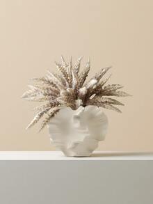 现代雕塑花瓶，独特的波浪形装饰花瓶，适用于客厅、卧室、茶几、婚礼、户外家居装饰，简约风格，是理想的礼品之选。 - 彩色 - 查看 9