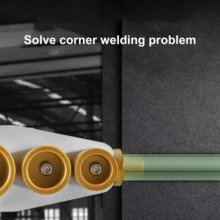 Soldadora termofusión PPR/PE 110V EE.UU., rápida y eficiente para tuberías plásticas, ideal para hogar y obras, fácil uso DIY, incluye 6 boquillas y tijera, fabricada en aleación aluminio y plástico resistente al calor, estructura estable y duradera, conexiones selladas herméticas, incl. máquina termofusión amarilla, cable 0.9m, 6 moldes grandes dorados, soporte amarillo, cuchilla, caja amarilla, 4 tornillos hexagonales y llave. - Tipo de Enchufe B USA (110-127V) - Ver 5