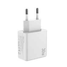 Bộ sạc USB-C 30W hai cổng, tương thích với Pixel 10Pro/10Pro XL/10Pro Fold, Pixel 9Pro/9/9Pro XL/9a/8/8Pro/7/7Pro, Pixel Watch 4/3, hỗ trợ sạc nhanh PD, thiết kế nhỏ gọn. - Phích cắm loại C của EU (220-240V) - Xem 8