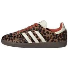 Adidas Originals SAMBAOG Comfortable And Durable Low-Top German Training Shoes Women's Leopard Print Brown - Brown - View 19