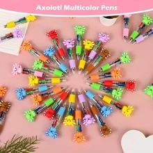 HOOLYUK 10PCS Back To School Axolotl Multicolor Pens In One 4-In-1,Party Favor,Fun Holiday Birthday Gifts,Goodie Bag Stuffers,Classroom  -Assorted Varieties - Multicolor - View 6