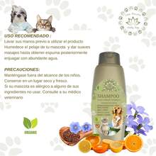 Shampoo Orgánico para mascotas equilibra glándulas sebáceas 300 Ml (Champú) Deja pelo suave y limpio - 300ml - Ver 4