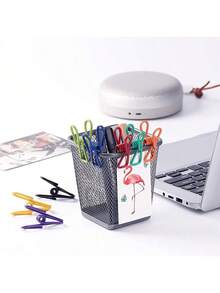 1pc/5pcs/15pcs Portable Random Color Sealing Clips, Stainless Steel Sealing Clips, Snack Bag Clips, Suitable For Clothes Clips, Food Bag Sealing, Storage Bags And Sketch Clips - Sealing Clip - View 4
