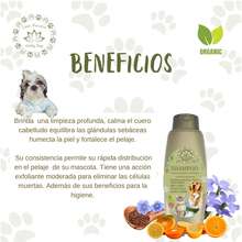Shampoo Orgánico para mascotas equilibra glándulas sebáceas 300 Ml (Champú) Deja pelo suave y limpio - 300ml - Ver 3