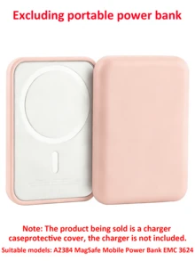 Magnetic Protective Case Compatible With IPhone - TPU Soft Anti-Drop Protective Cover, Compatible With MagSafe | Matte Texture And Secure Closure Design (Battery Not Included) - Pink - View 8
