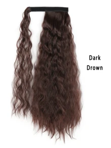 22-Inch Water Ripple Wave Ponytails, Made Of Polyester Fiber Material, Suitable For Use In All Seasons, And Ideal For Ladies To Wear As An Accessory Women Head Scarf Fashion Hair Accessories Elegant Hair Band Causal Headband - Multicolor - View 14