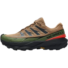 MERRELL VAST SKY 男士越野跑鞋，防滑耐用户外运动徒步鞋 - 棕綠 - 查看 11