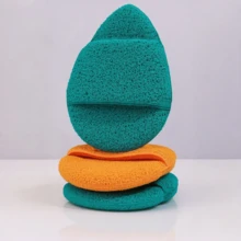 1/2/6pcs Extra Large Face Cleansing Pads, Thick Deep Cleansing Makeup Remover Pad Pads, Suitable For Bathroom