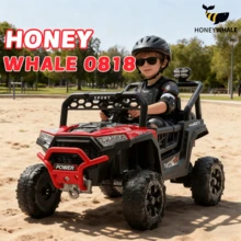 Coche eléctrico teledirigido para niños - Rojo - Rojo - Ver 2