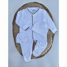 Nika Baby 3-Piece Maternity Kit In Cotton Suedine - 藏蓝色 - 查看 1