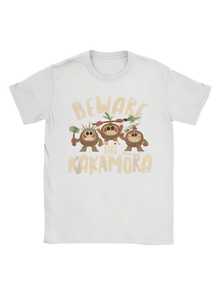 Gym Mujer Moanas Beware The Kakamora Tee Shirt For Men Men Gift Idea T Shirts Cotton Clothing - 白色 - 查看 1