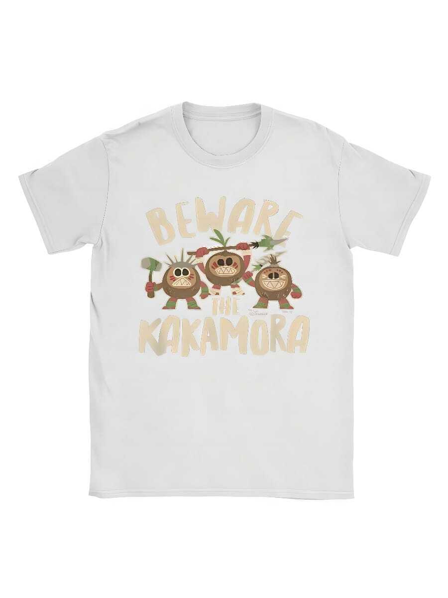 Gym Mujer Moanas Beware The Kakamora Tee Shirt For Men Men Gift Idea T Shirts Cotton Clothing - 白色 - 查看 1