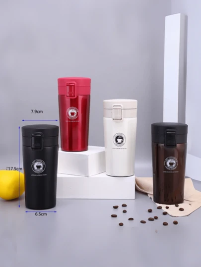 Vacuum Insulated Technology, Extra Large Capacity To Satisfy Coffee Cravings All Day, Luxurious Multi-Color Exterior Suitable For Urban Commute And Outdoor Exploration, One-Click Easy Drinking, Stainless Steel Material For Long-Lasting Temperature & Freshness Retention, Crafted For Coffee Lovers To Enjoy Rich Aroma From Morning To Night, Practical And Stylish Drinkware Option - Versatile Travel Mug, Portable Water Bottle