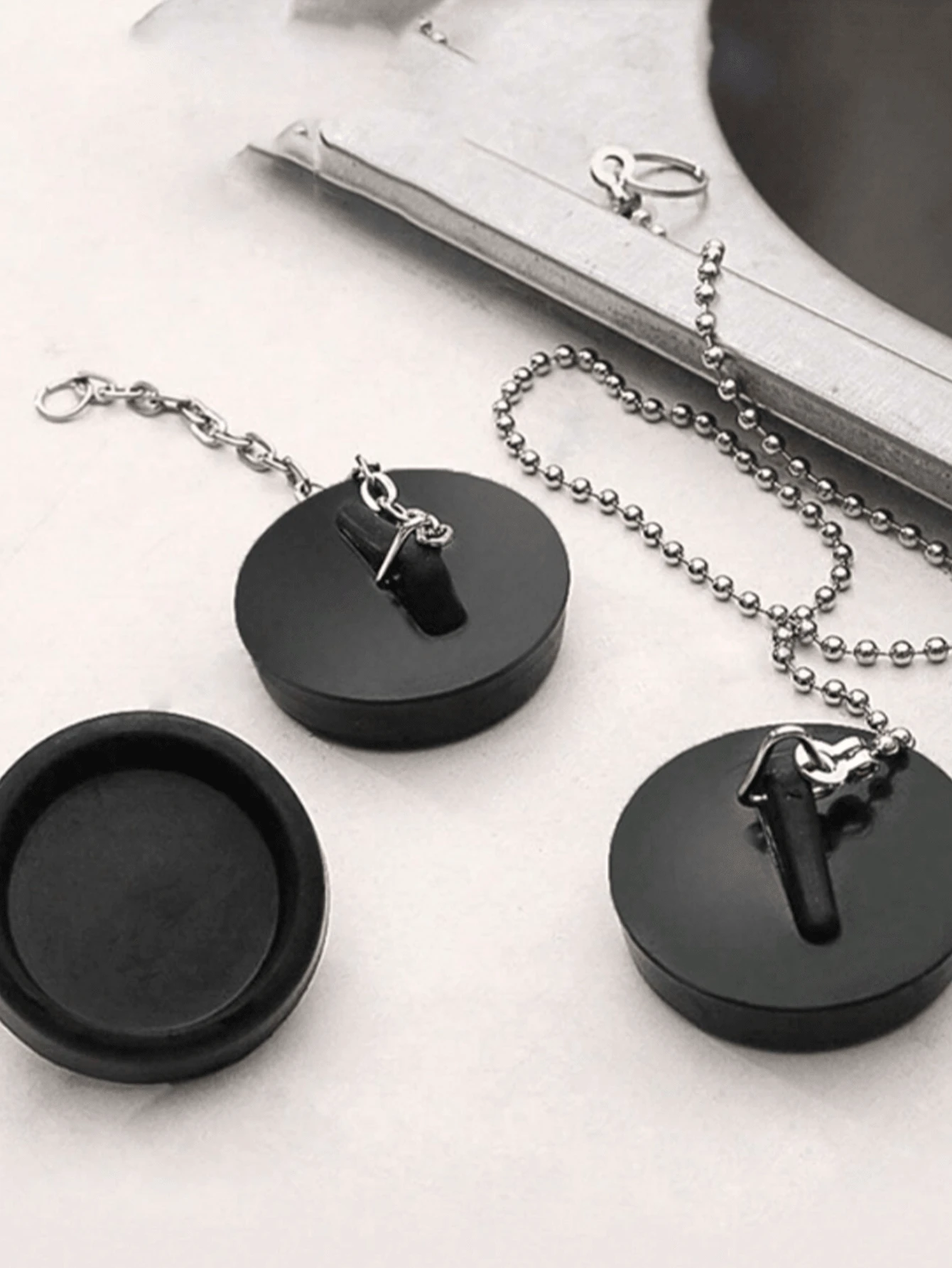 1pc Kitchen Drain Stopper, Bathtub Drain Plug, Rubber Overflow Drain Stopper, Sink Drain Plug, Bathroom Floor Drain Stopper