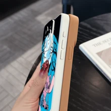Disney Stitch And Angel Patterned Phone Case With A Night Sky And Moon Design. Compatible With IPhone 17 16 15 14 13 12 And 11 Pro Models With Shockproof Protection. A Perfect Gift For Family Friends Birthdays Holidays And Special Occasions. - 黑色 - 查看 11