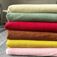 1.5m (50*155cm)Width Corduroy Fabric Solid Color Stripe For Sewing Apparel Overcoat Skirt Pillow Bed Sheet Cover Cloth Lining Home Textile - Multicolor - View 2