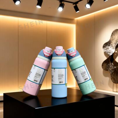 Owal-A 32oz Stainless Steel Insulated Water Bottle - Leak-Proof Sports Water Bottle With Dual-Function Spout Lid, Flip-Up Straw And Wide Mouth Design - Keeps Drinks Hot/Cold For 24 Hours - Great For Fitness, Travel And Everyday Use