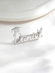 Customized Graduation Cap Brooch With Name, Personalized Graduation Celebration Gift, College Student Brooch, Minimalist Design, Elegant And Generous, Exclusive Gift, Holiday Gift, Gift For Family And Friends - Item 11 - View 8