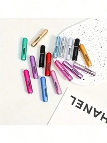 1pc Portable Mini Perfume Atomizer Spray Bottle Set – Refillable Travel Size Fragrance Dispenser For On-The-Go Touch-Ups – Ideal For Carrying Your Favorite Scents In Purses, Pockets, Gym Bags, And During Travel Or Shopping Trips – Leakproof, Easy To Fill, And Perfect For Parties & Everyday Use Back To School Perfume Bottle - màu ngẫu nhiên - Xem 12
