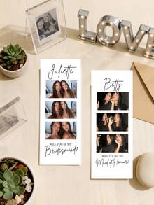 1/4/8pcs, Customized Personalized Wedding Gifts,Personalized Exclusive Custom Photo Greeting Card ,Customized Love, Birthday, Missing, And Anniversary Occasion Card, Customize With Your Couple's Photo, Confession Card Back To School,For Valentine's Day,Multi-Functional,Ornamental Contracted,Modern Unique,Ideal Gifts For Him Her,Family,Students,Workers,Partner Or Friend. - Multicolor - View 9