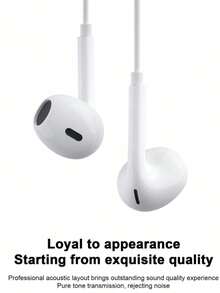 Apple Wired Earphones With Lightning Connector, MFi Certified, With Microphone And Volume Control, Compatible With IPhone 14/13/12/11/SE/X/XR/XS/8/7 For Music And Calls - White - View 4