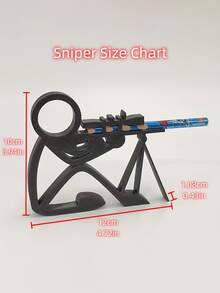 3D Printed Matchstick Figures Pen Holder | Versatile Desk Organizer, Stationery, Desktop Sculpture, Ideal For Students And, Perfect Christmas And New Year Gifts, Made Of Plastic - Black - View 11