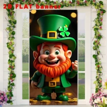 2D Flag Indoor And Outdoor Hanging Door Frame Decoration, Suitable For Irish Celebrations - 1 Item - View 7