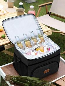 1Pc Large-Capacity Insulated Bag, Thermal Lunch Boxes, Lunch Boxes, Bento Boxes, Back To School, Portable Lunch Boxes, Large-Capacity Cooler Bags, Picnic Bags, Insulated Lunch Box Bags, Suitable For Students And Office Workers In Schools, Classrooms - Multicolor - View 3