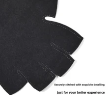 5双一次性美甲紫外线防护手套，有效防止灯管照射造成的指甲变黑损伤，露指设计不妨碍DIY美甲；用于美甲光疗，防止手部变黑。 - 黑色 - 查看 2