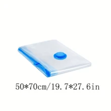 1/5/6 Peças Sacos de Armazenamento a Vácuo Super Grandes, Sacos Claros de Alta Qualidade para Itens Essenciais de Viagem, Roupas, Roupa de Cama, Cobertores, Conjunto de Sacos de Compressão com Bomba de Vácuo Manual, Sem Necessidade de Eletricidade - Especificações múltiplas - Visão 19
