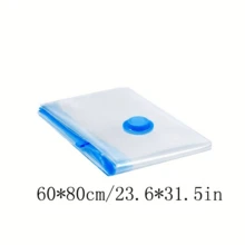 1/5/6 Peças Sacos de Armazenamento a Vácuo Super Grandes, Sacos Claros de Alta Qualidade para Itens Essenciais de Viagem, Roupas, Roupa de Cama, Cobertores, Conjunto de Sacos de Compressão com Bomba de Vácuo Manual, Sem Necessidade de Eletricidade - Especificações múltiplas - Visão 18