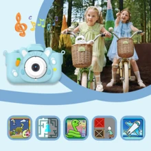 Kids Camera, Dual Camera, 1080P HD, 48MP, With Video Function, Five Games, Multiple Filters To Choose From, Kids Birthday Gift, Boy/Girl Festival Birthday Gifts - Multicolor - View 6