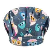 1顶带绒球帽，护士帽，手术帽，厨师帽，女士手术帽，护理配件，印花工作帽，手术帽，带吸汗带的清洁帽，微弹印花，带防滑纽扣，适用于护士、美容院、面包店、厨师、牙医、兽医等，可爱工作帽，护士帽，厨师帽，护理配件，女士手术帽，长发帽，适合居家、办公室、学校、运动，四季皆宜。 - 彩色 - 查看 9