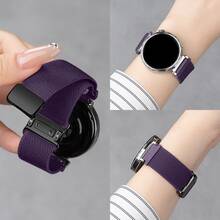 Correa de reloj trenzada de 20mm compatible con Samsung Galaxy Watch 7/6/5 Active 2 Watch 3 41mm, Garmin Venu 3S, Forerunner 245, Vivoactive 3/6 - 20mm - Ver 22