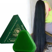 [Refreshing & Oil Control] Usman Grass And Platycladus Orientalis Leaf Shampoo Soap, Cleaning, Removes Loose Dandruff, Control Oil, Nourish, Repairs Split And Damaged Hair, Making Hair Look Darker And Shinier, Voluminous Hair - Fresh - View 3