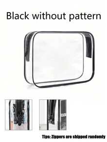 Football Themed PVC Cosmetic Bag, Unisex Transparent Travel Toiletry Organizer, Essential For Beach & Bathroom - Multicolor - View 6