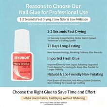 3bottles/5bottles,7g/ Pack Nail Glue,  Beauty Nail Art Glue, Sticker & Crystal Strong Lasting Nail Glue,Valentine's Day Gift! - 5 chai - Xem 5